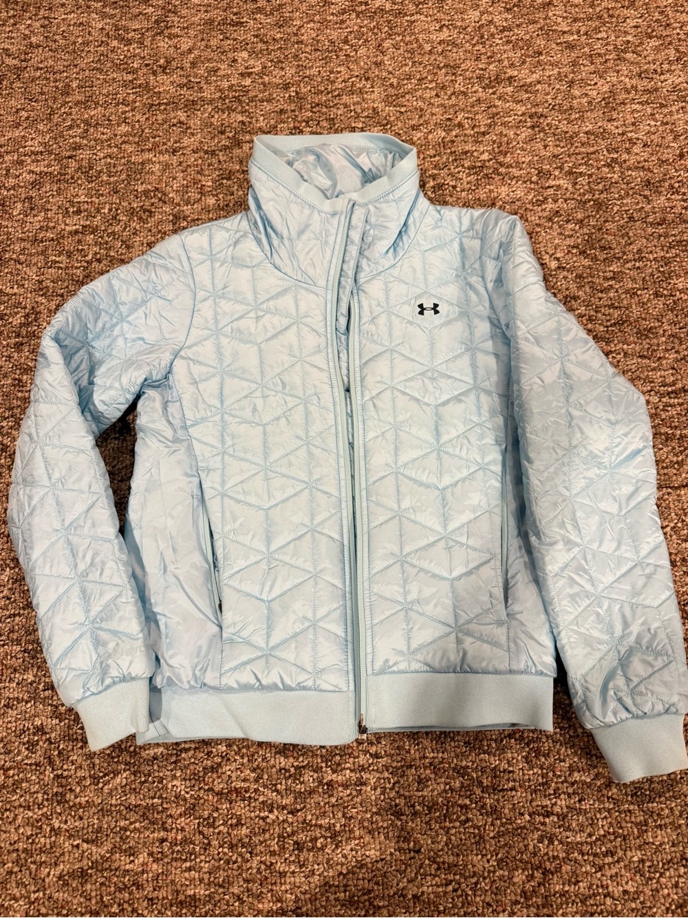 Under Armour Women’s Pale Blue Quilted Puffer Jacket